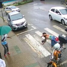 Pedestre é atropelada em Ponte Nova