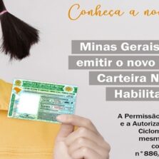 Minas Gerais começa a emitir o novo modelo da Carteira Nacional de Habilitação