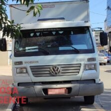 Polícia Militar de Viçosa recupera caminhão e carga roubada avaliada em 25 mil