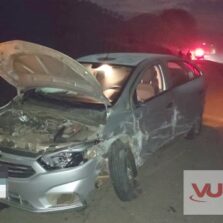 Inabilitado provoca acidente com vítima na rodovia Ervália/Coimbra