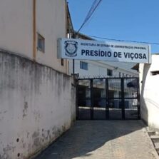 Detento de 66 anos é encontrado morto no presídio de Viçosa