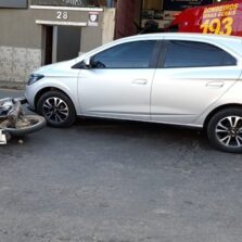 Ponte Nova: Colisão deixa dois feridos