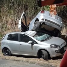 Acidente com vítima em Ponte Nova