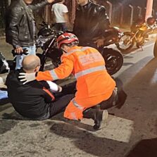 Motoqueiro fica ferido após acidente na Castelo Branco em Viçosa