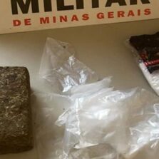 PM apreende drogas em Ervália