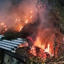Viçosa: Fogos de artifícios provoca incendido em vegetação