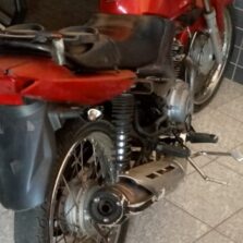 Viçosa: Motocicleta sem freio causa acidente no bairro de Fátima