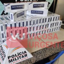 Viçosa: Homem é detido com cigarros contrabandeados