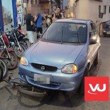 Motorista com sintomas de embriaguez atropela ciclista em Viçosa