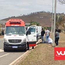 Colisão no trevo de Coimbra