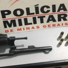 Suspeito é preso com arma de fogo em Araponga