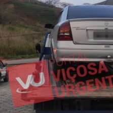 PM localiza carro de viçosense roubado na Serra de São Geraldo