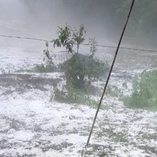 Mais de 16 mil hectares foram atingidos pelas chuvas de granizo no estado
