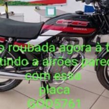 Assaltantes roubam moto no Airões