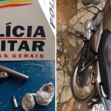 Ladrão de moto é baleado pela polícia em Canaã
