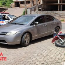 Motoqueiro inabilitado sofre acidente no Bairro João Braz em Viçosa