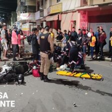 Viçosa: Colisão entre motos deixa dois feridos graves