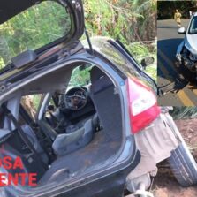 Coimbra: Acidente na BR-120 deixa motorista gravemente ferido