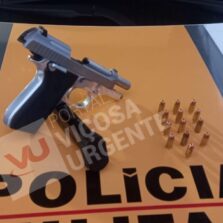 Em Ubá: Viçosense é preso com arma durante blitz da P.R.E