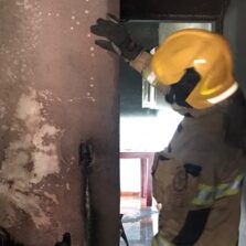 Em Viçosa: Casa pego fogo no Bairro Fátima