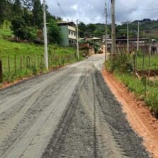 Em Viçosa: Obra de asfaltamento nos Marques quase pronta