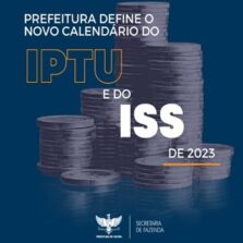 Em Viçosa: Prefeitura define novo calendário do IPTU e do ISS de 2023