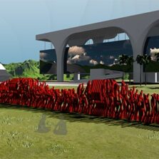 Monumento eterniza homenagem às vítimas da tragédia de Brumadinho na Cidade Administrativa