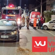 Madrugada de domingo, Colisão na Castello Branco deixa motorista ferido