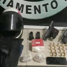 Em Viçosa, homem é assassinado e PM prende suspeito com armas e drogas
