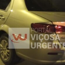 Em Porto Firme: Homem é preso com carro roubado em BH
