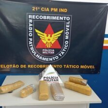 Em Ponte Nova: Homem é preso no terminal rodoviário com grande quantidade de drogas.