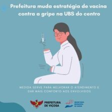 Viçosa: Prefeitura muda estratégia de vacina contra a gripe na UBS do centro