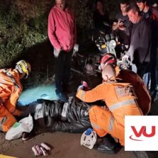 Em Viçosa: Acidente entre motos deixa motoqueiro ferido no Paraíso