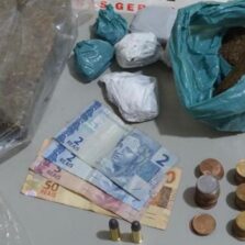 Em Ervália; Menores são apreendidos com drogas e moto roubada