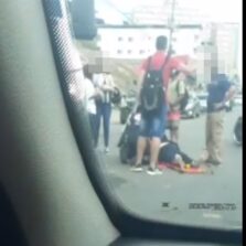 Mulher fica ferida em acidente na Castello Branco