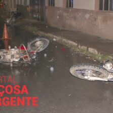 Em Viçosa: Homem morre após acidente entre motos