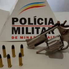 PM apreende arma de fogo na zona rural de Paula Cândido