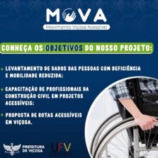 Projeto desenvolvido na UFV enfoca uma Viçosa mais acessível