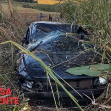 Teixeiras: Motorista morre em capotamento na BR-120
