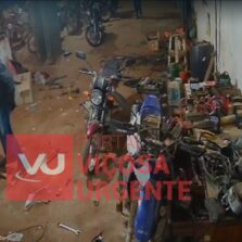 Em Ervália: Câmeras flagram roubo de moto