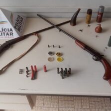 PM apreende armas na zona rural de Coimbra