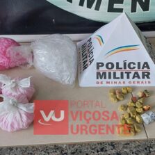 Suspeito de tentativa de homicídio é preso com drogas em Viçosa