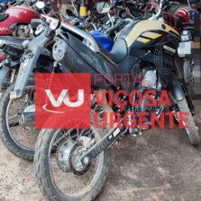 Polícia Militar de Teixeiras recupera moto roubada no Canta Galo