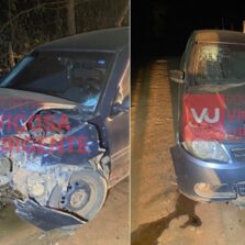 Colisão entre veículos deixa três feridos em Canaã