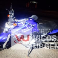 Pedestre é atropelada na rodovia que liga Ponte Nova Teixeiras