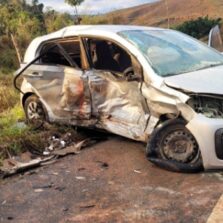 Colisão fatal na BR-120 em Ponte Nova