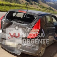 Viçosense sofre acidente de trânsito em Muriaé
