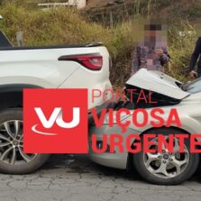 Caminhão causa colisão na Br120 em Coimbra