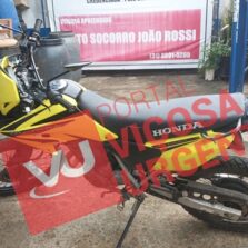 PM de Viçosa apreende moto usada em tentativa de roubo a Pague Fácil