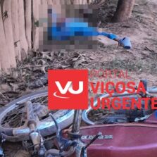 Motoqueiro morre em acidente na localidade do Turvão em Ervália